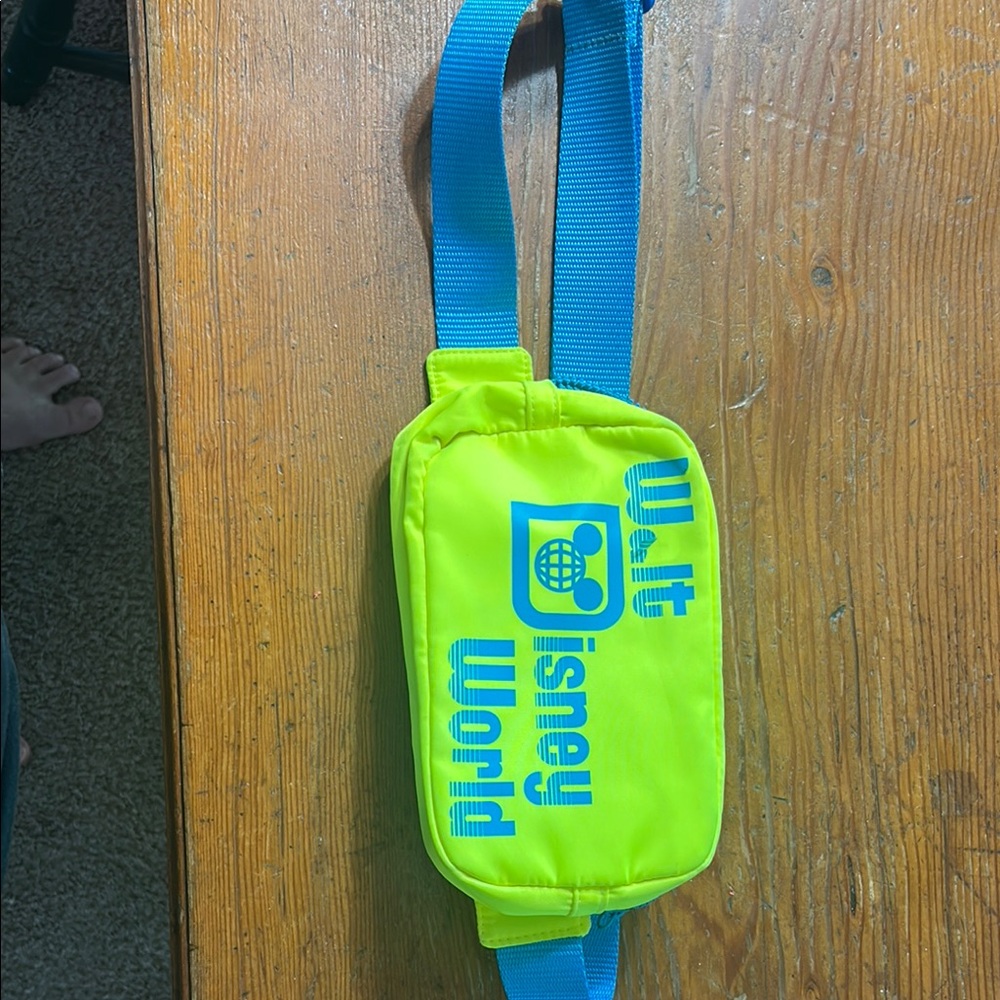 Walt Disney World Neon Yellow Fanny Pack